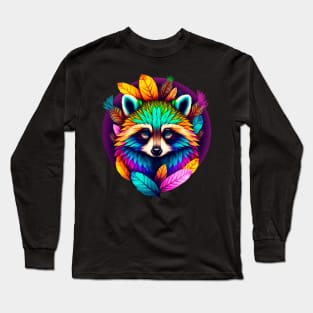 cute raccoon Long Sleeve T-Shirt